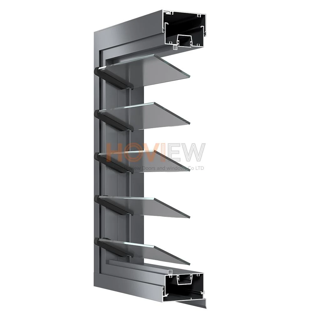 2-Aluminium Glass Louvre Window