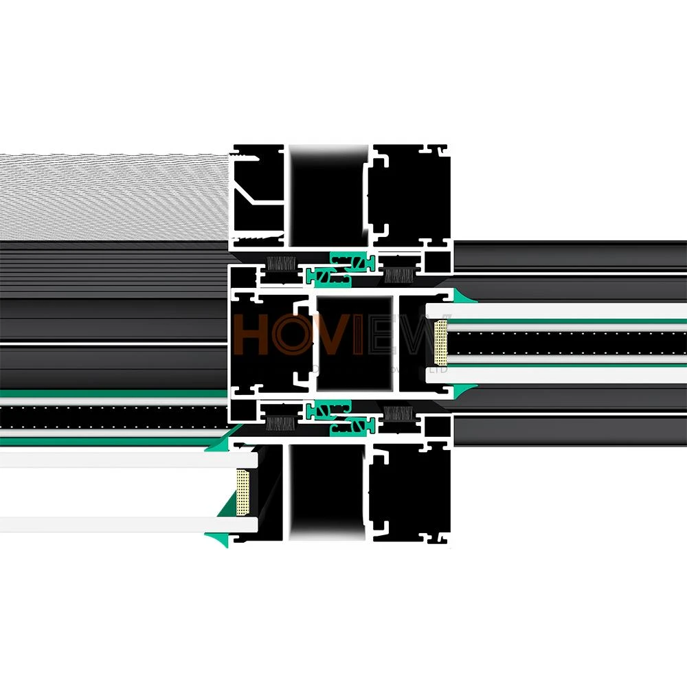 3-Internal Structure of Australian-Style Non-Thermal-Break Sliding Doors