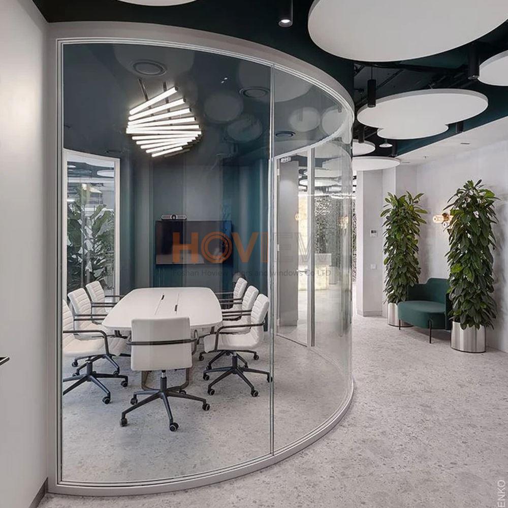 5-Curved Steel-Reinforced Glass Window