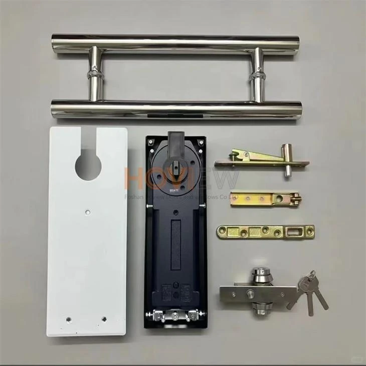 7-Door Hardware for Floor-Mounted Spring Doors
