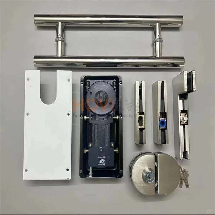 6-Door Hardware for Floor-Mounted Spring Doors