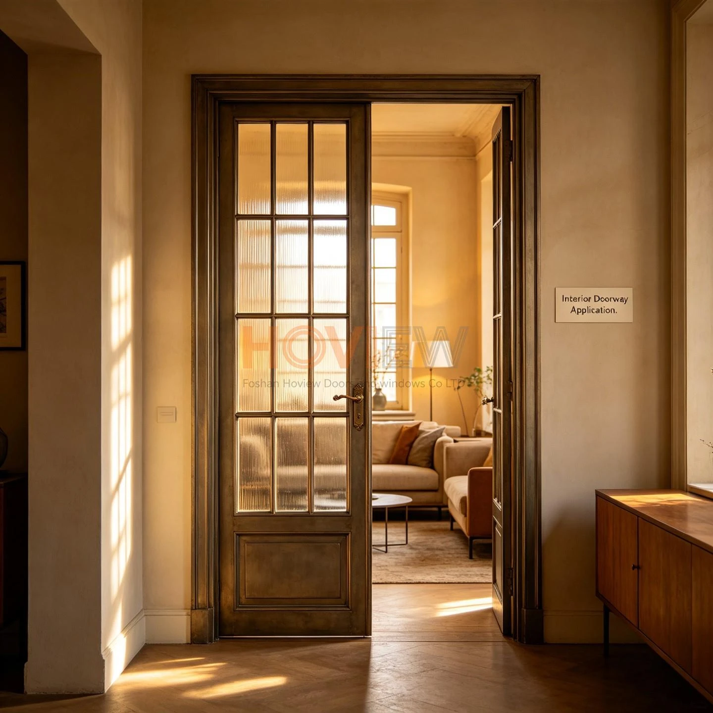 3-French Vintage Aluminium Door