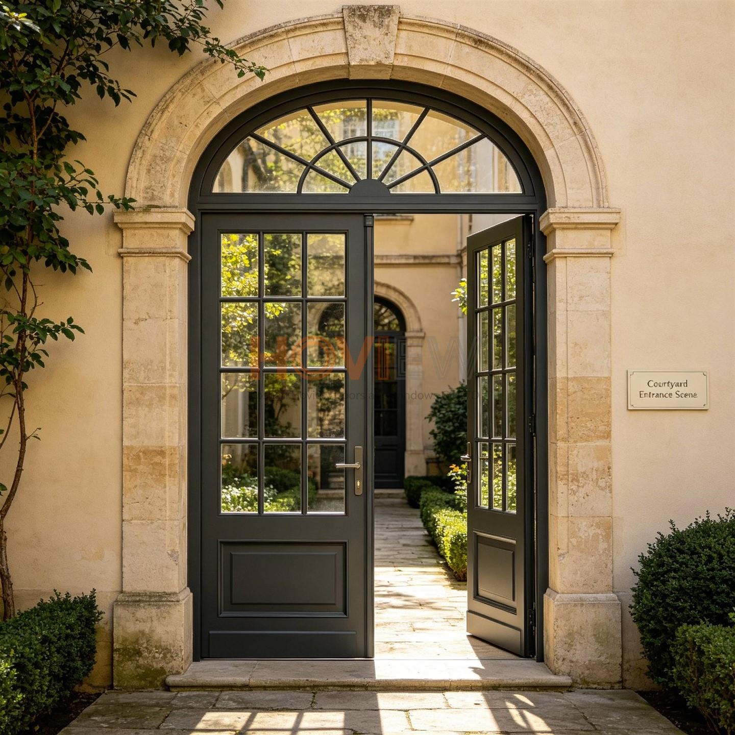 5-French Vintage Aluminium Door