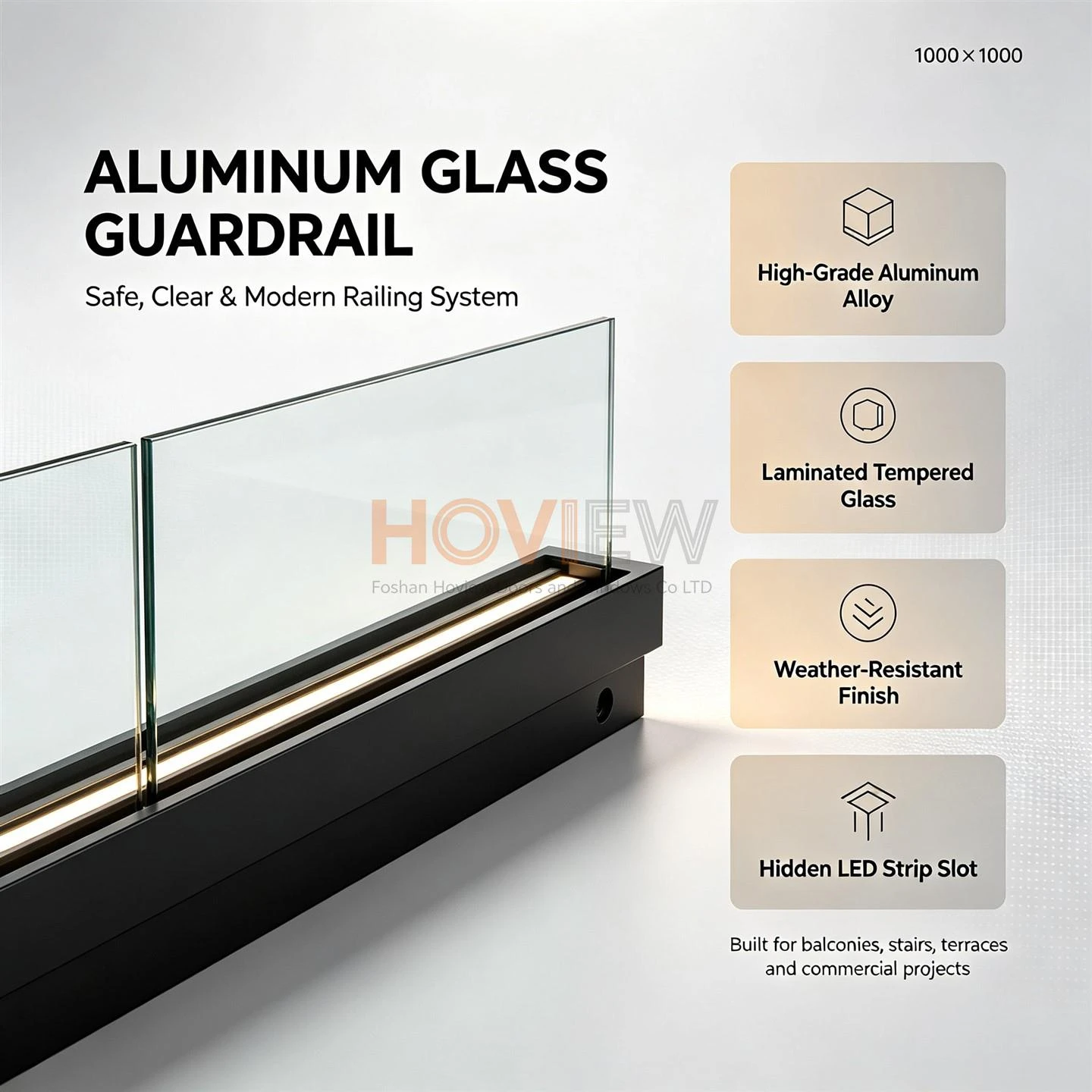 1-Glass Balustrade Railing