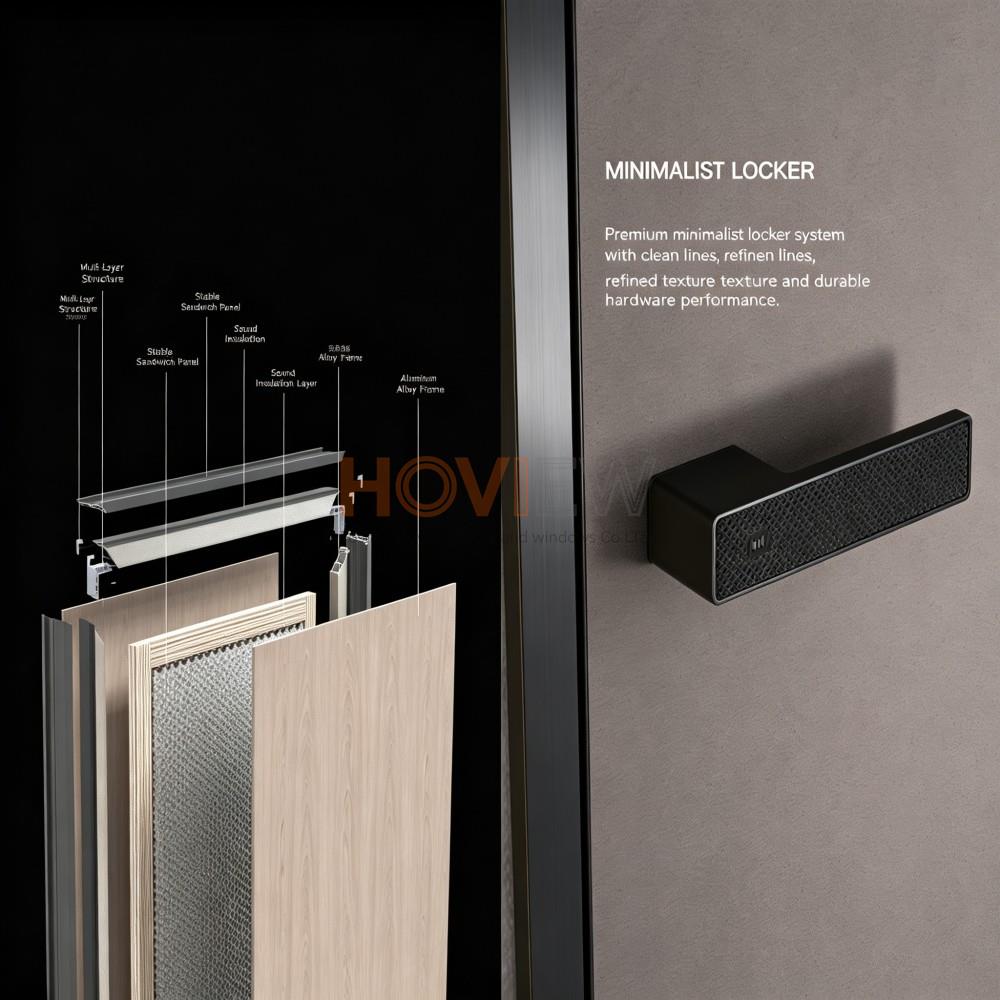 Aluminum-Wood Casement Door1 (2)