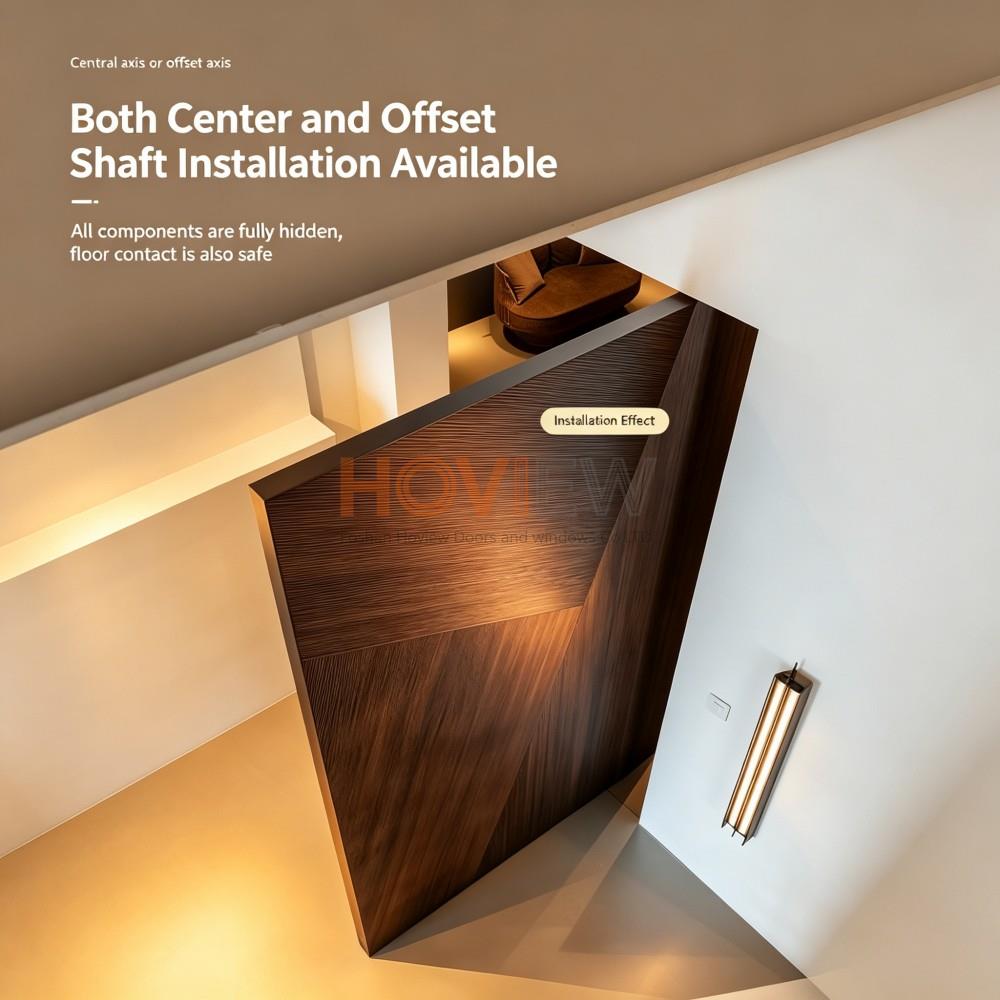 Modern Exterior Pivot Door (6)