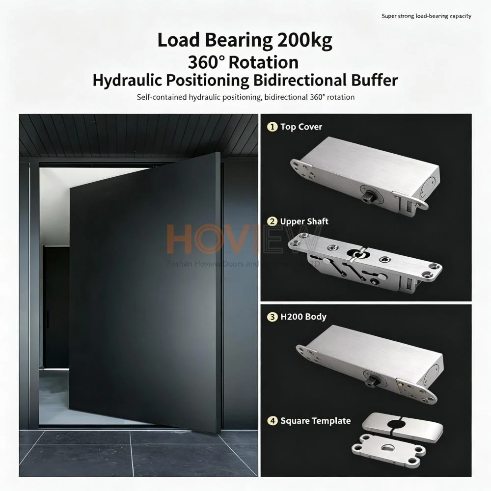 Modern Exterior Pivot Door (2)