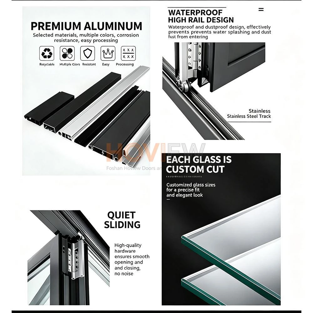 2-Product Details for Heavy-Duty Folding Doors with Concealed Hinges