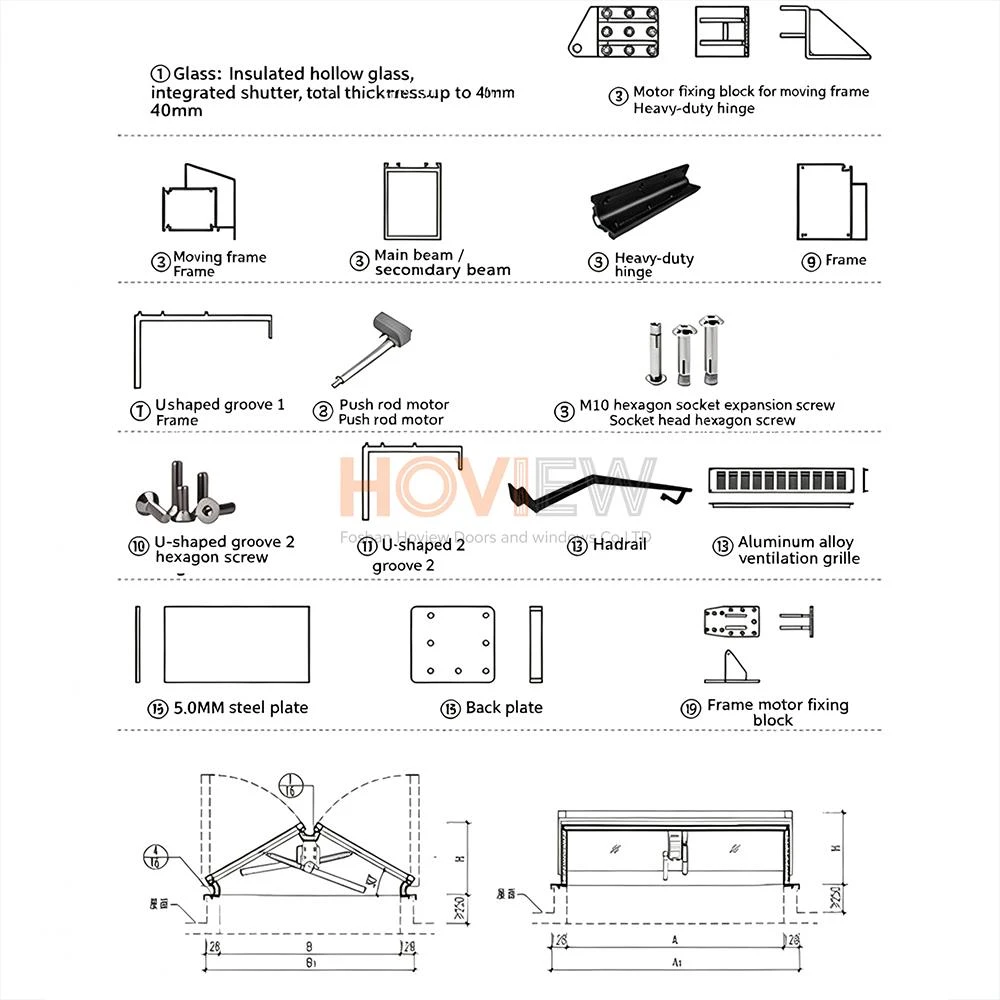 7-Electric Sunroof Hardware