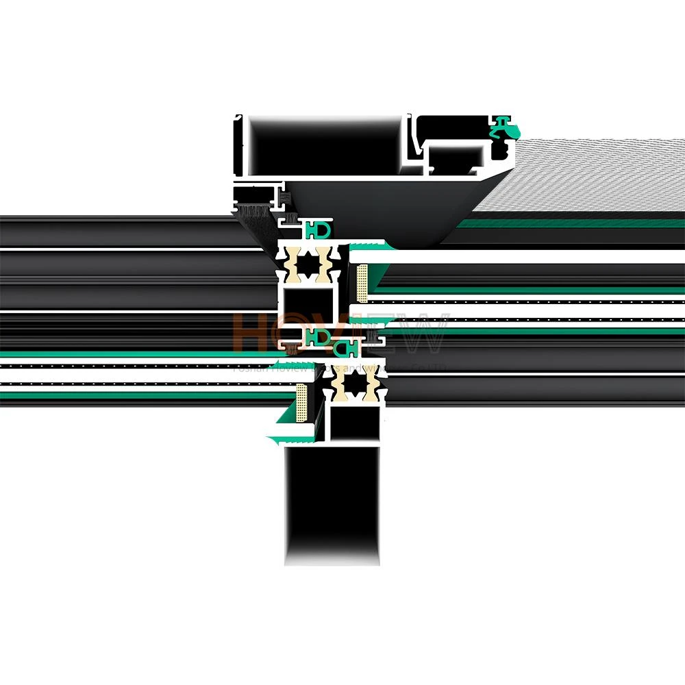 3-Internal Structure of the 100 Thermal Break Sliding Door