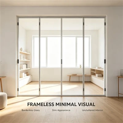 Folding Door Frameless