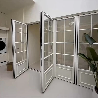 French Vintage Aluminium Door