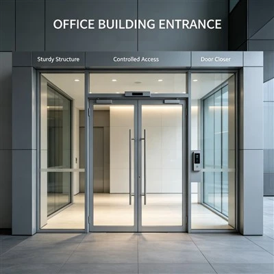 Heavy Duty Commercial Door