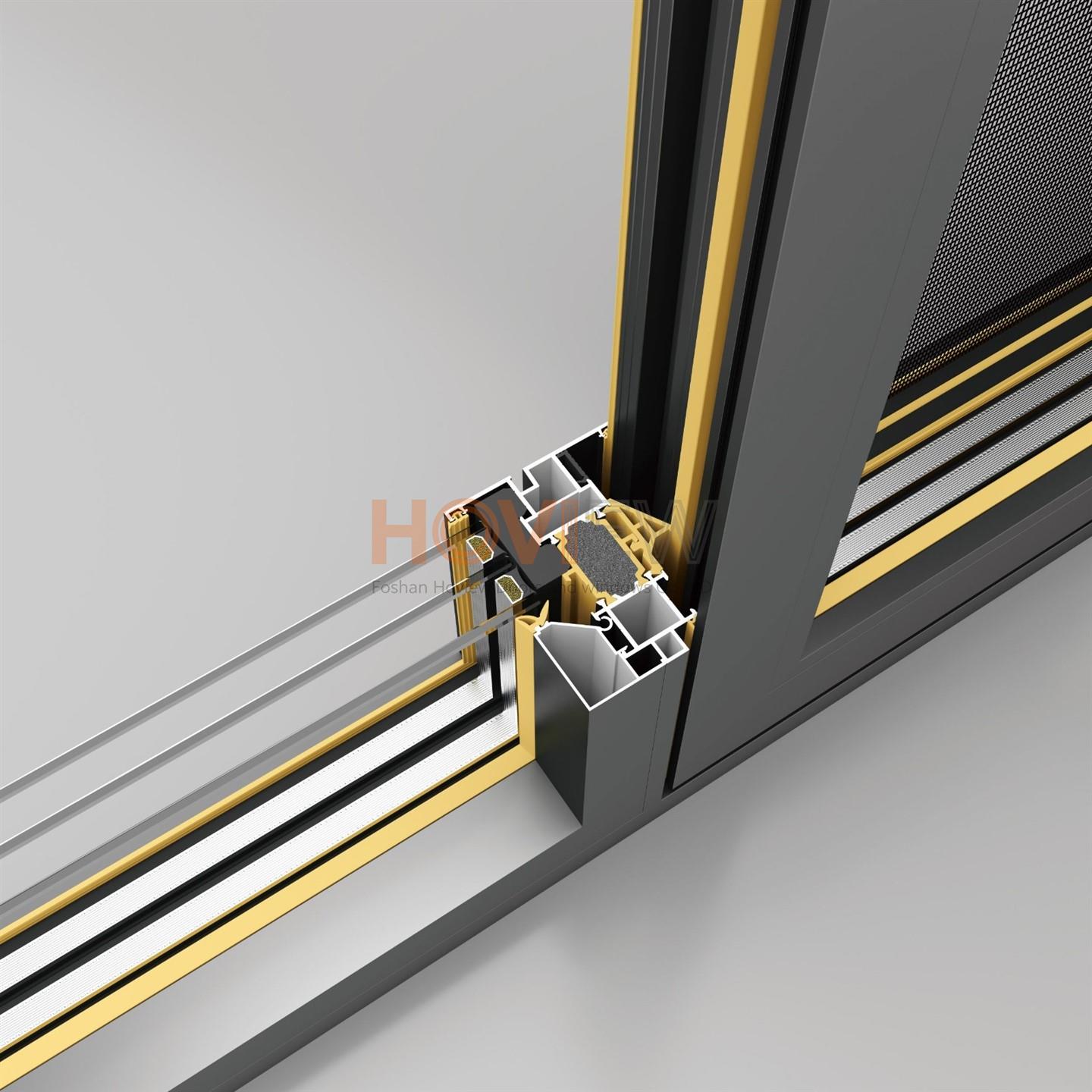 5-Internal Aluminum Structure of the 97 Series Inward-Opening Windows(1)